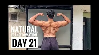 Natural Transformation Day- 21 (Myths about CARDIO + Back and Biceps workout )