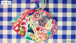 You Won't Believe How EASY it is to Make a Flip Flop Mini Album with Kate Cuttables June Kit
