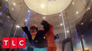 River e Megan fazem uma simulação de salto de paraquedas | Chantel e Pedro em Família | TLC Brasil