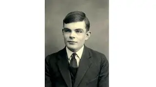 colorizing a photo of Alan Turing