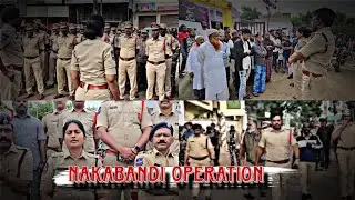 Nakabandi Operation Conducted By DCP Maheswaram At Balapur Royal Colony.