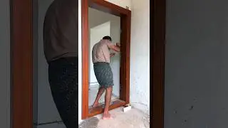 Steel Door Installation-Installing a Sturdy Steel Door | Quick Clip #SteelDoor #doorinstallation