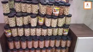Packaging procedure of cashew and Almonds nuts