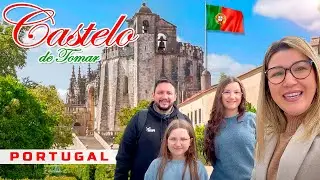Castelo de Tomar Portugal! E encontramos um cavaleiro templário no caminho