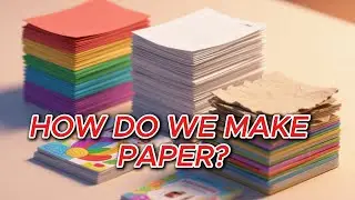 How Paper Is Made Fun Learning Adventure for Young Kids, Kindergarten, and Preschoolers Today