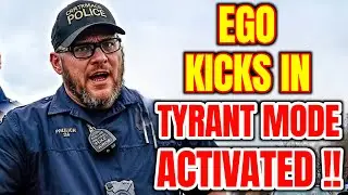 No Crime No ID Tyrant Cop Owned And Dismissed | First Amendment Audit Fail #idrefusal
