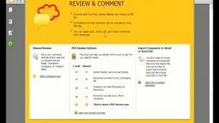 Adobe Acrobat 8 Training - Sharing PDFs for Review