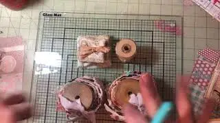 1st attempted Snippet Rolls and Stamped Muslin!