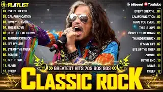 Best Classic Rock Songs 70s 80s 90s🔥 Aerosmith, Metallica, Queen, ACDC, Nirvana, U2, Led Zeppelin