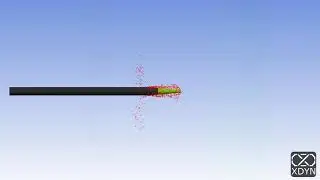 30mm APFSDS DU Penetrator VS. Cobalt 5mm - Ballistic Simulation Test - Kinetic Energy Impact