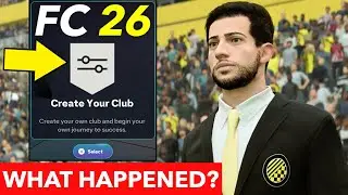 Is Create Your Club Career Mode Dead In FC 26?
