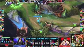 EL vs H2K - Week 6 Day 1 - EU LCS 2015