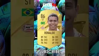 FIFA 23 | ICONS FIRST AND LAST FIFA CARDS! 🤯😱 | FT. Beckham, Ronaldo, Ronaldinho...#shorts #football