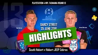 HIGHLIGHTS PS4 NPL TAS, ROUND 13 South Hobart v Hobart JEEP Zebras