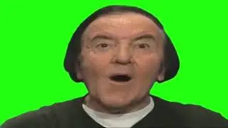 Funny old Man WOW Reaction For Meme and Gaming Green Screen Video Effect - 2020