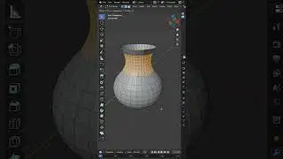 How to make a plant pot inside Blender  #blenderustad