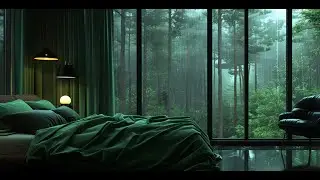 10 Hours of Forest Rain 🌧️ Gentle Music for Deep Sleep & Relaxation