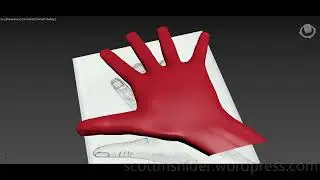 Flame: 3DS MAX Practice Polygon Hand Model Video #27 (01-23-2026)