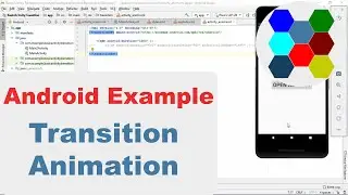 Android Basic Activity Transition - Beginner Simple Example