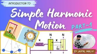 Introduction to Simple Harmonic Motion (Part1/3)| Condition for S.H.M|Spring Mass System| Hook's Law