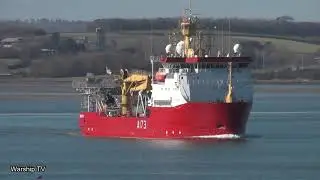 HMS PROTECTOR A173 DEPARTS DEVONPORT NAVAL BASE AT DEVILS POINT - 26th February 2021