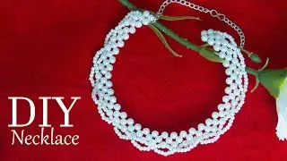How to make bridal pearl necklace | necklace design | Designer jewelry| Beads art\vineeta mishra