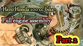 CD DELUXE FULL ENGINE AND GEARBOX FITTING FULL DETAILS KE SATH PART-2