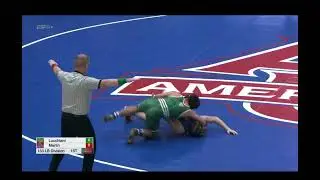 133lbs Anthony Lucchiani (George Mason) vs Colin Martin (American)