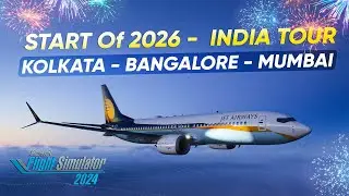 START OF 2026 - INDIA TOUR | KOLKATA - BANGALORE - MUMBAI GROUP FLIGHT | MSFS 2024 VATSIM