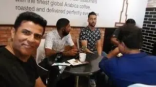 Pakistani alrounder anwer ali at coffee shop