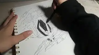 Speed drawing spiderman
