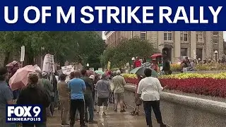 Minnesota university Teamsters workers hold rally over new contracts