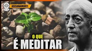 JIDDU KRISHNAMURTI, O que chamamos realmente de meditação