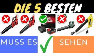 DIE 5 BESTEN AKKU-LAUBBL&Auml;SER 2025 🌿💨 | VERGLEICH DER TOP 36V MODELLE!