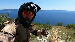 MTB in Bike Park RABAC / Croatia 2022 - Babewatch Trail - from start to finish