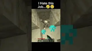 I hate this job...😢🥀 #minecraft #trepgaming