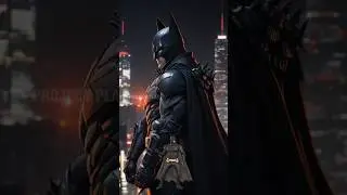 Cartoon 3D Batman 💥 Characters (Robot) Heroes #ai #art #marvel  #video #shorts