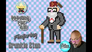Gravity Falls! Grunkle Stan! Perler Bead Art!