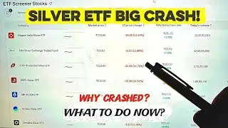 WHY SILVER ETF CRASH? WHAT TO DO? ( Silverbees | Tata silver etf )