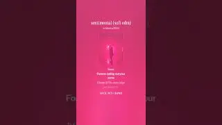 sentimental (soft edm)