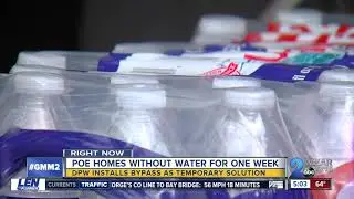 Poe Homes residents without water 6 days after main break