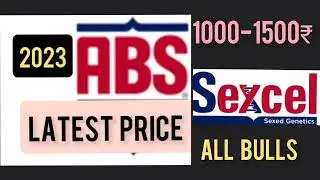 ABS HF LATEST SEXED SEMEN PRICE💸🐄2023🐄ALL BULLS🐄1000-1500💸💸💸