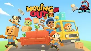 Moving Out | Первый взгляд на игру про грузчиков😂 в коопе на 4 !