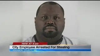 Former Overland Park city employee arrested for stealing