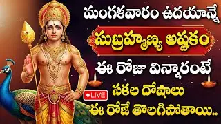LIVE : TUESDAY SPECIAL - LORD SUBRAMANYA SWAMY DEVOTIONAL SONGS TELUGU | BHAKTI SONGS