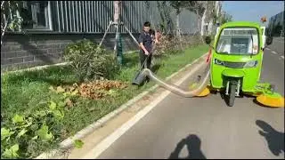 Подметально-уборочная вакуумная машина электрическая SV MAX POWER ч.1