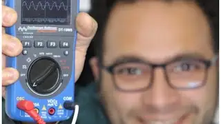 استخدام oscilloscope multimeter DT-19MS في تحديد اعطال الاضاءه