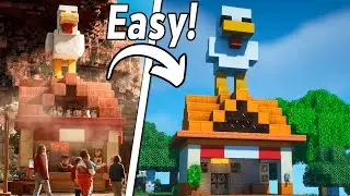 Minecraft: Steve's Lava Chicken Tutorial (Chicken Farm)