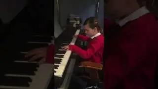 9 yr old playing photograph, ed sheeran