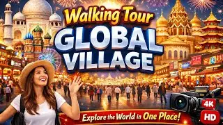 Global Village Dubai Walking Tour | A Night Full of Culture & Colors 2026 |The World in One Place